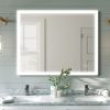 LED Lighted LED Lit Mirror Rectangular Fog Free Frameless Bathroom Vanity Mirror