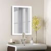 LED Lighted LED Lit Mirror Rectangular Fog Free Frameless Bathroom Vanity Mirror