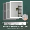 LED Lighted LED Lit Mirror Rectangular Fog Free Frameless Bathroom Vanity Mirror